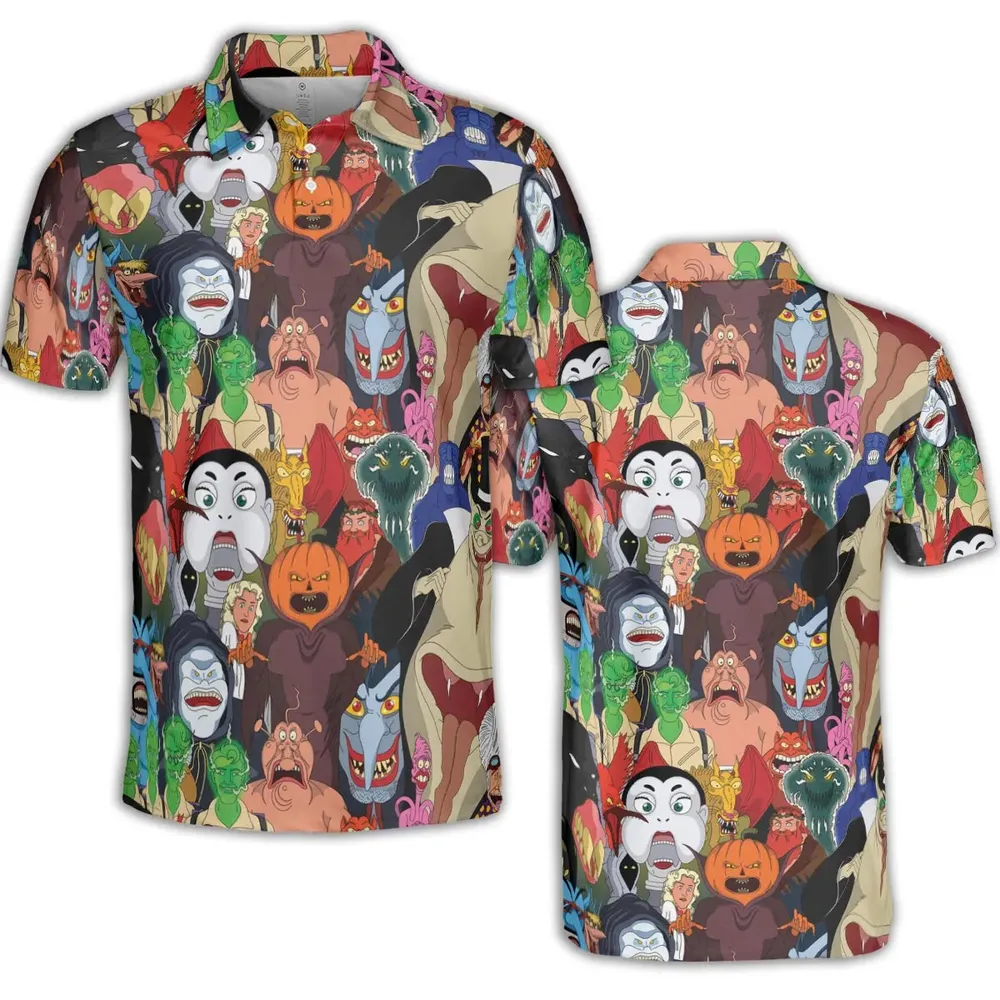 Ghostbusters Cartoons Villains AOP Men/Women Polo Shirt - 2