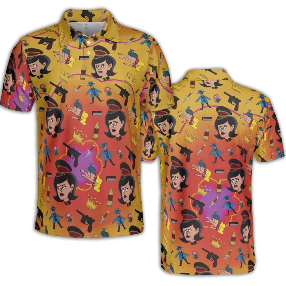 Dr. Girlfriend The Venture Bros AOP Men/Women Polo Shirt - 2