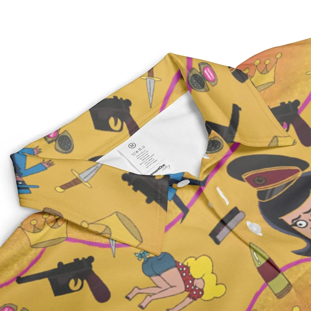Dr. Girlfriend The Venture Bros AOP Men/Women Polo Shirt - 3