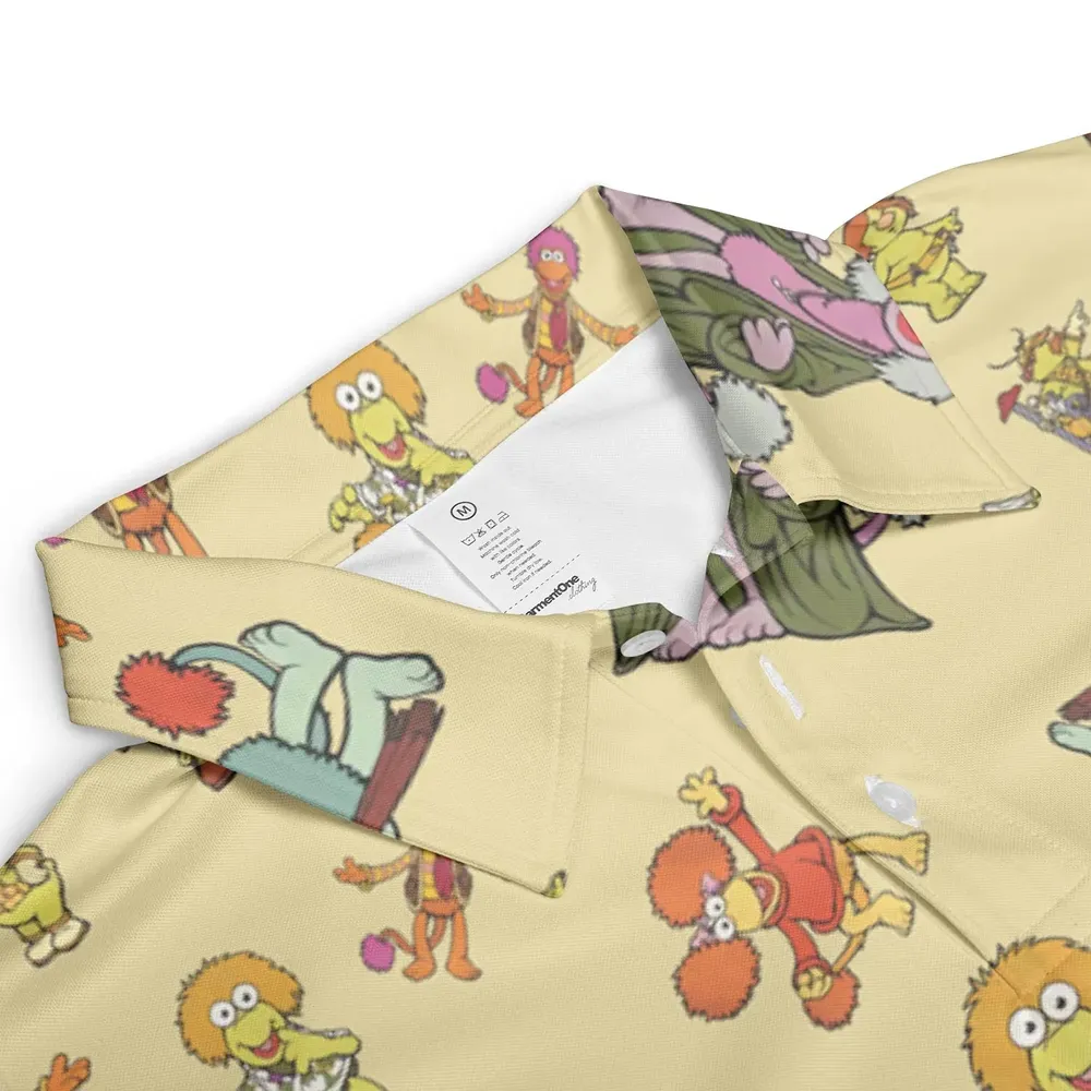 Fraggle Rock Characters AOP Men/Women Polo Shirt - 3