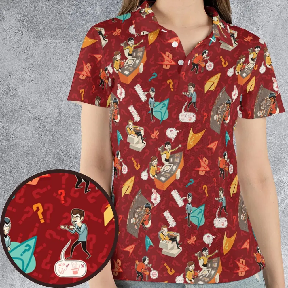 Star Trek Daily Activites AOP Men/Women Polo Shirt - 4