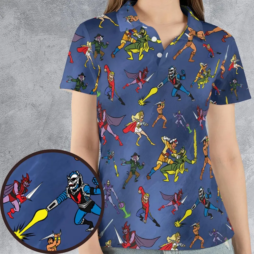 Filmation Battle Royal AOP Men/Women Polo Shirt - 4