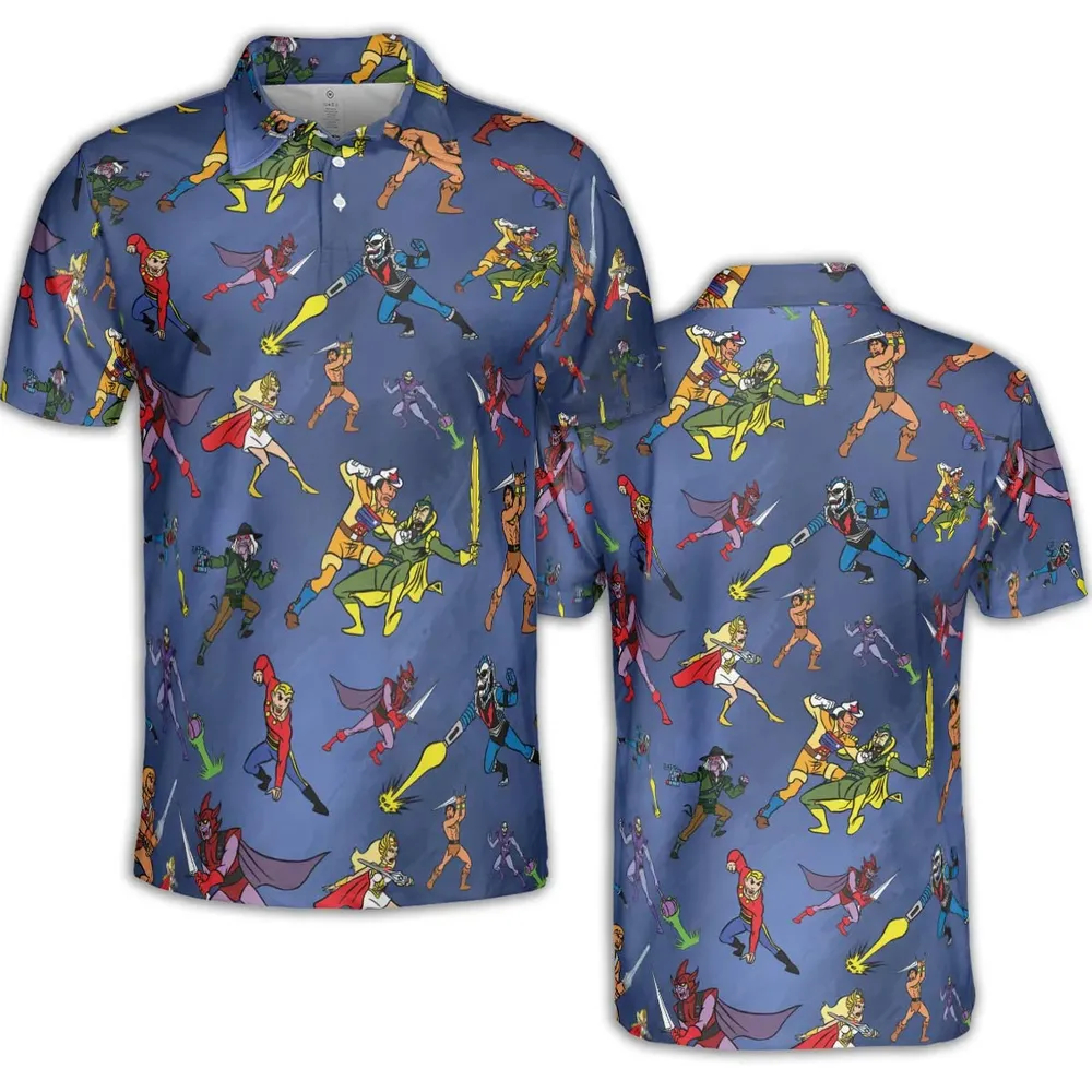 Filmation Battle Royal AOP Men/Women Polo Shirt - 2