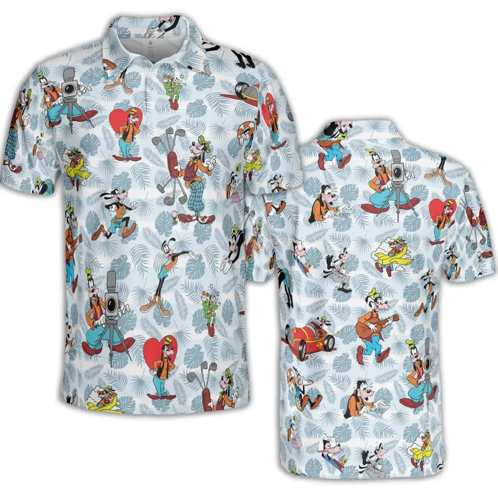 Goofy Be Mine AOP Men/Women Polo Shirt - 2