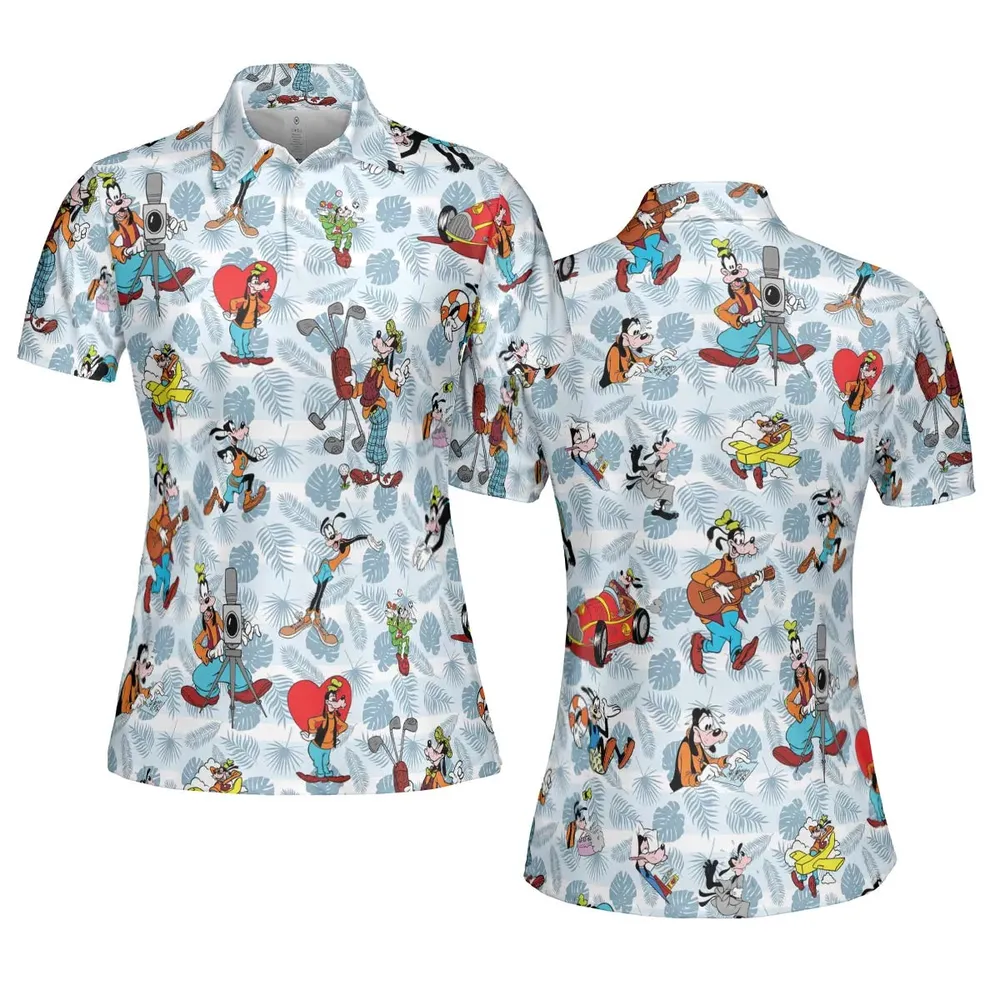 Goofy Be Mine AOP Men/Women Polo Shirt - 5