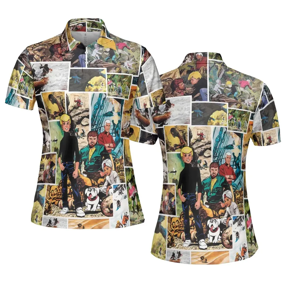 Quest's Adventure AOP Men/Women Polo Shirt - 5
