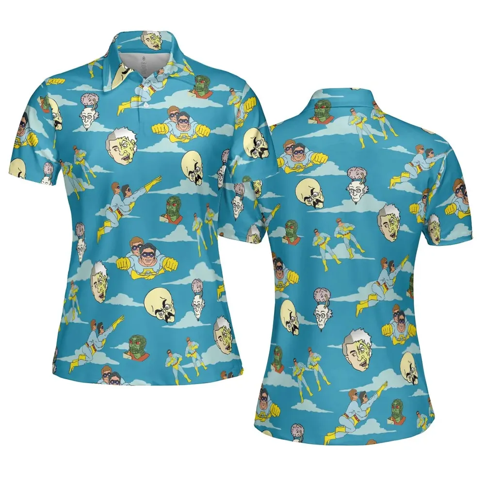 The Ambiguously Gay Duo Characters Patterns AOP Men/Women Polo Shirt - 5