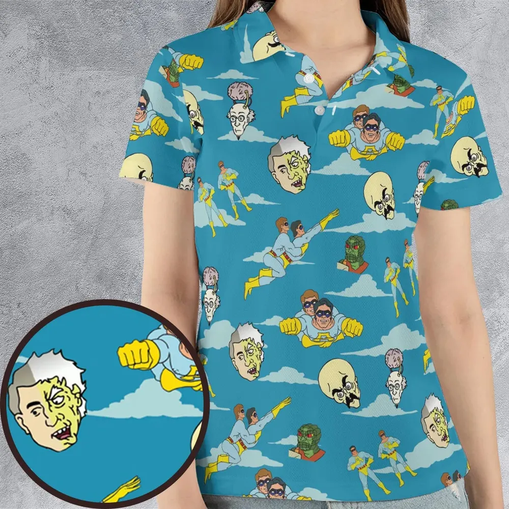 The Ambiguously Gay Duo Characters Patterns AOP Men/Women Polo Shirt - 4