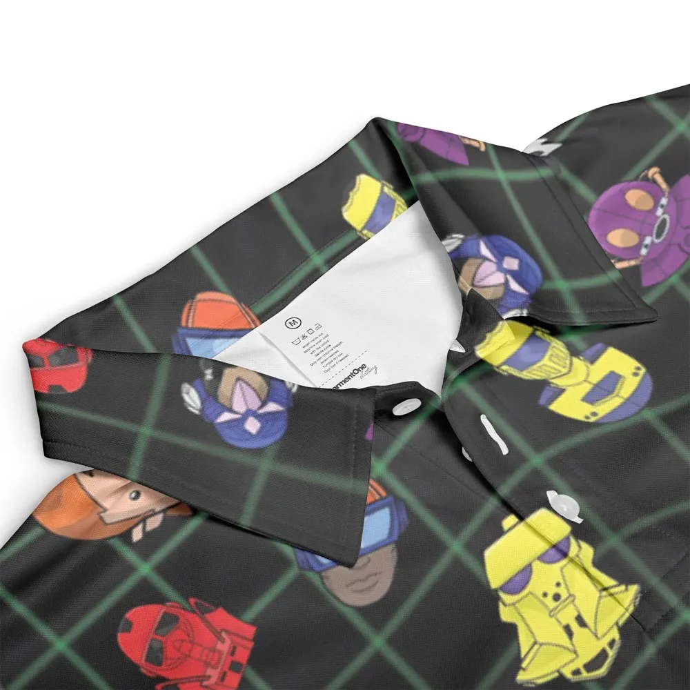 Retro 80s M.A.S.K Cartoon AOP Men/Women Polo Shirt - 3