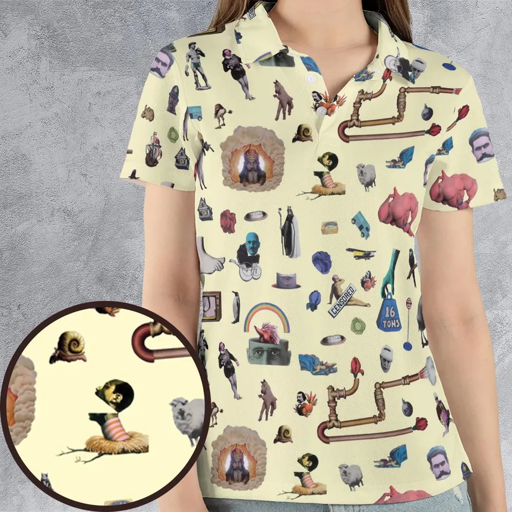 Monty Python's Flying Circus AOP Men/Women Polo Shirt - 4