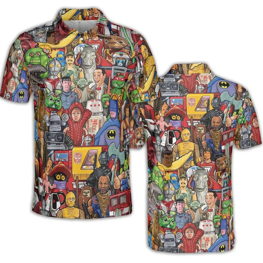 The Best Obscure 80s Toy Lines AOP Men/Women Polo Shirt - 2