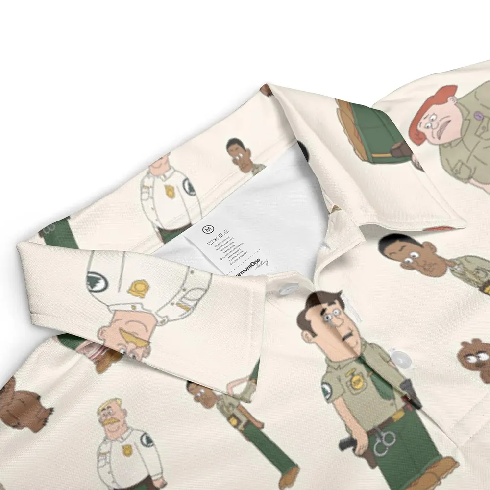 Nature Calls Brickleberry AOP Men/Women Polo Shirt - 3