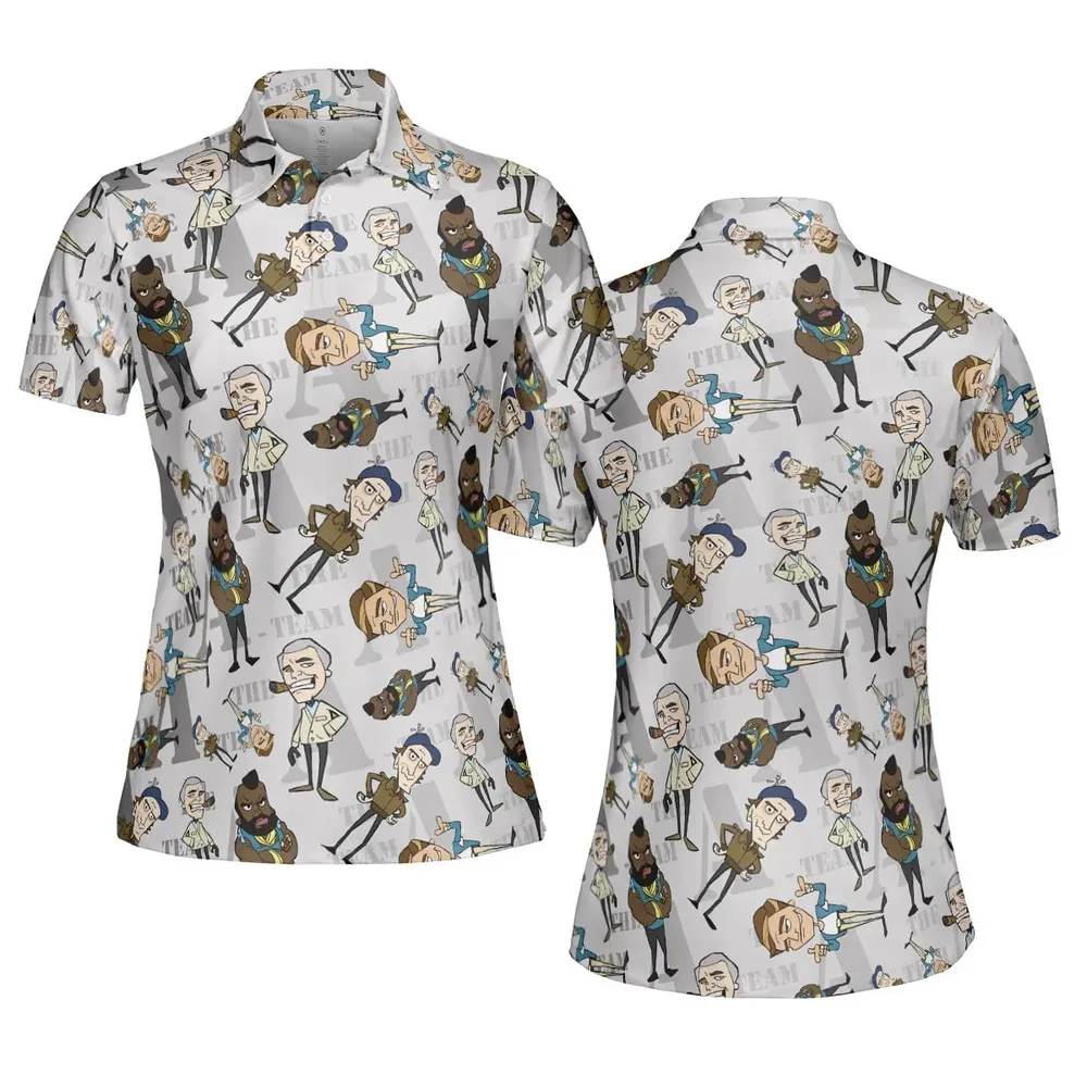 The A-team Characters Series AOP Men/Women Polo Shirt - 5