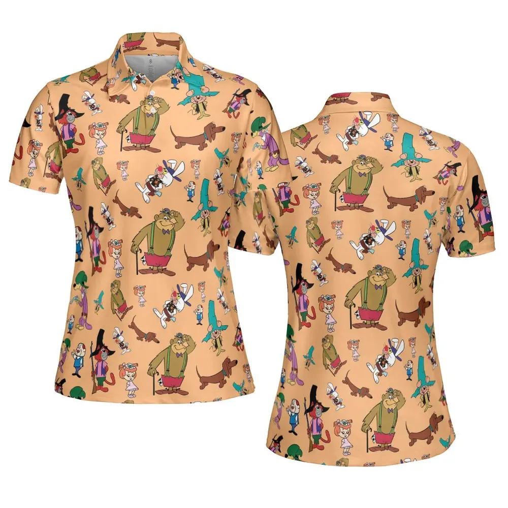 The Magilla Gorilla Show Characters AOP Men/Women Polo Shirt - 5