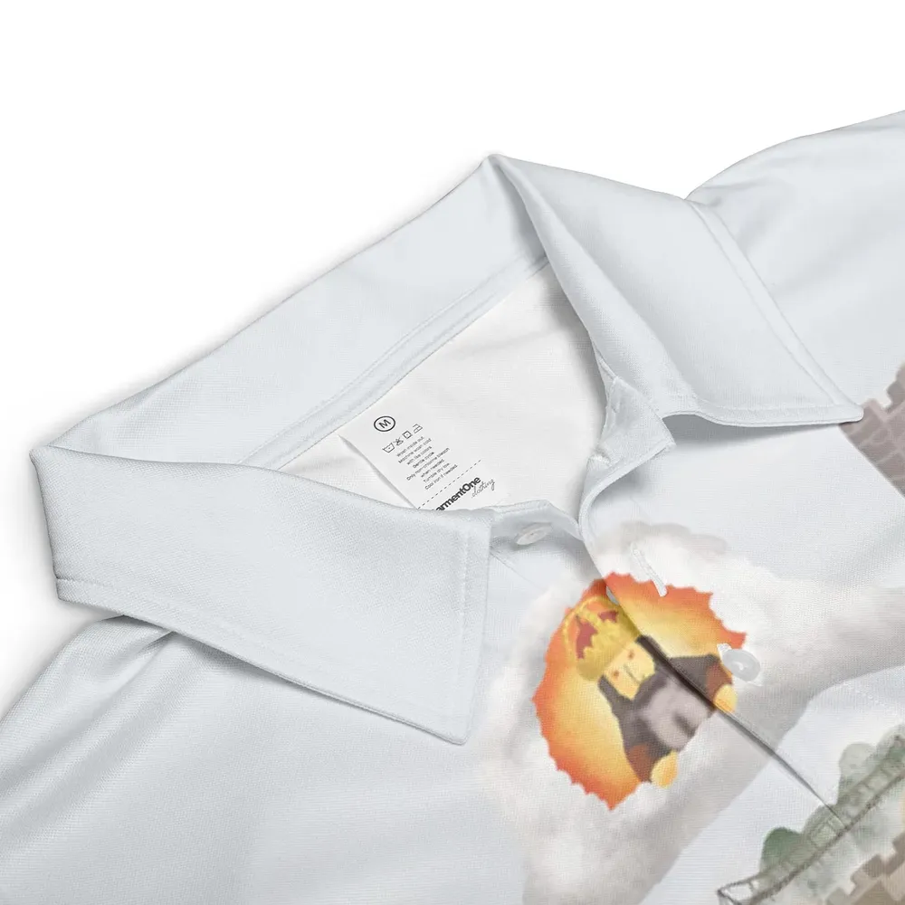 England 932 A.D Monty Python and The Holy Grail AOP Men/Women Polo Shirt - 3
