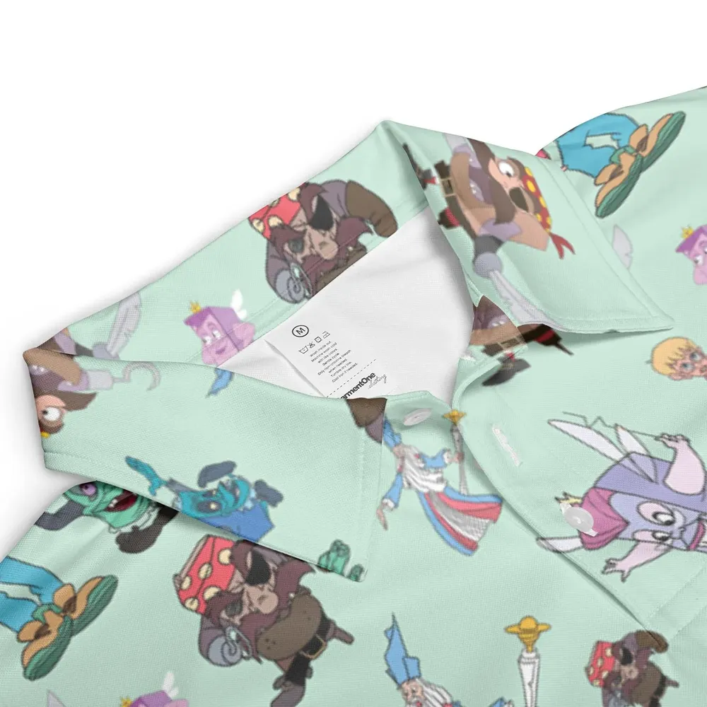 The pagemaster Cast AOP Men/Women Polo Shirt - 3