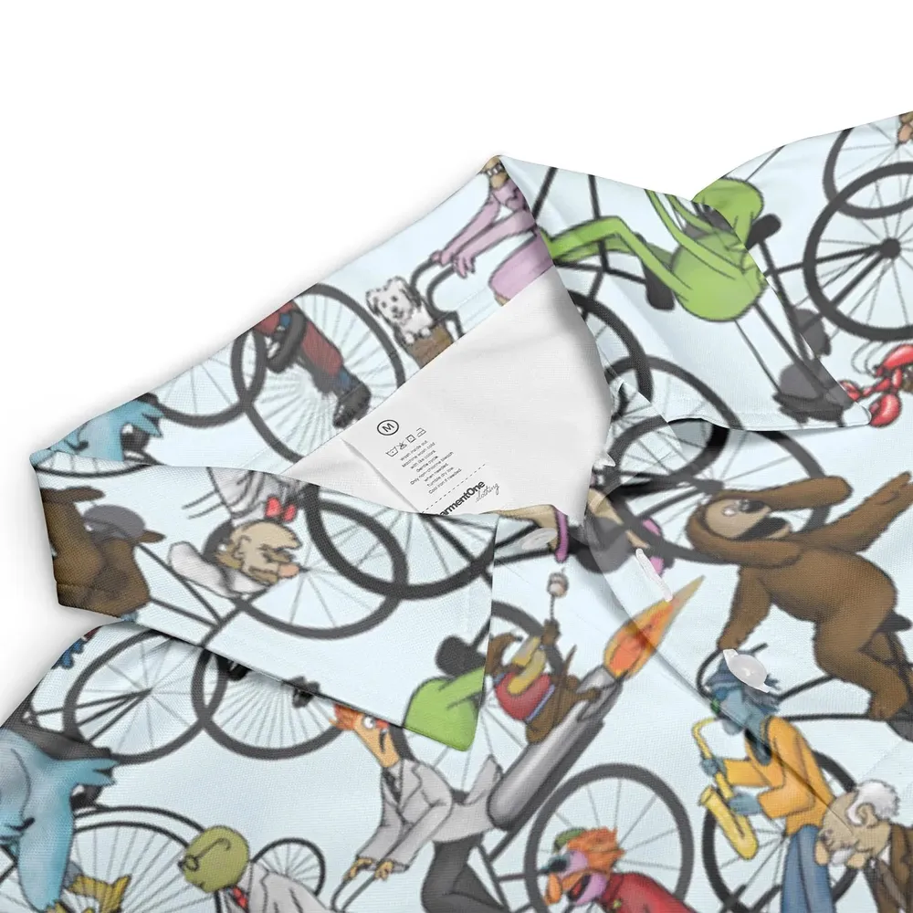 Tour De Muppet The Muppet Movie AOP Men/Women Polo Shirt - 3