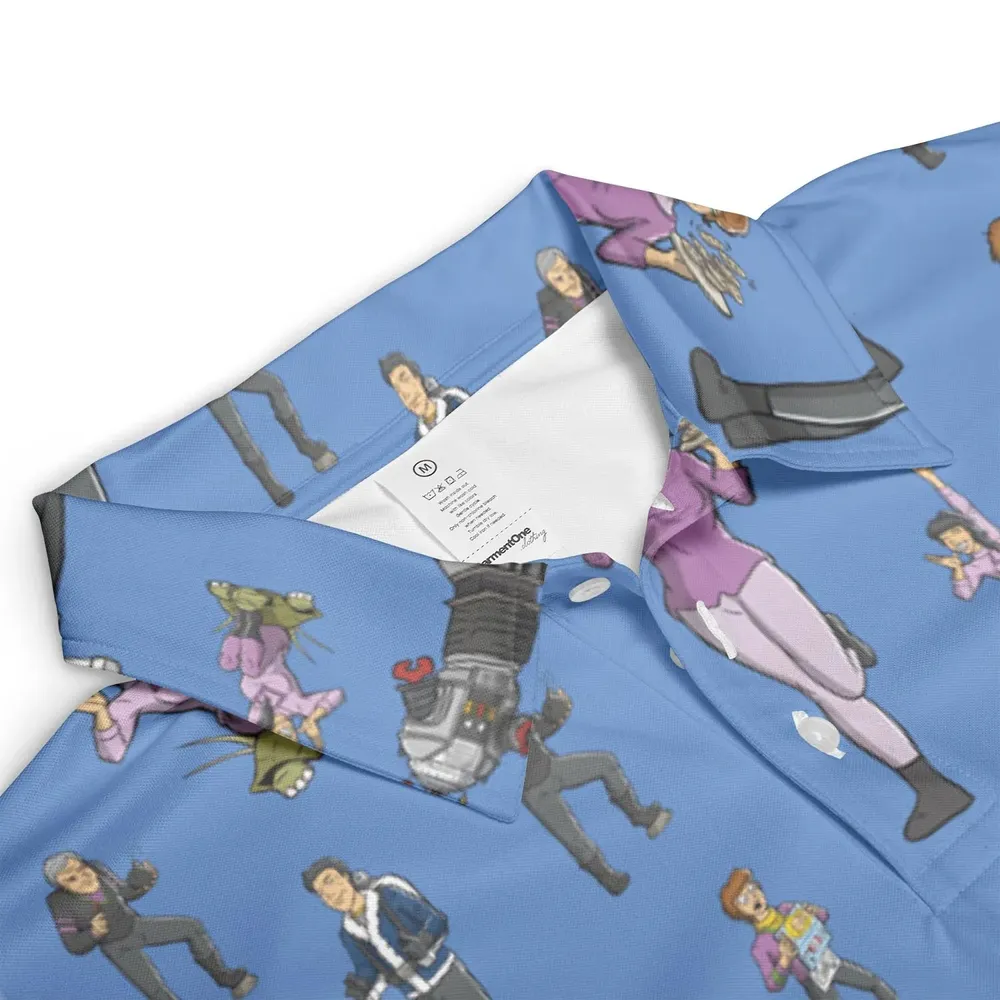 Lost In Space Characters AOP Men/Women Polo Shirt - 3