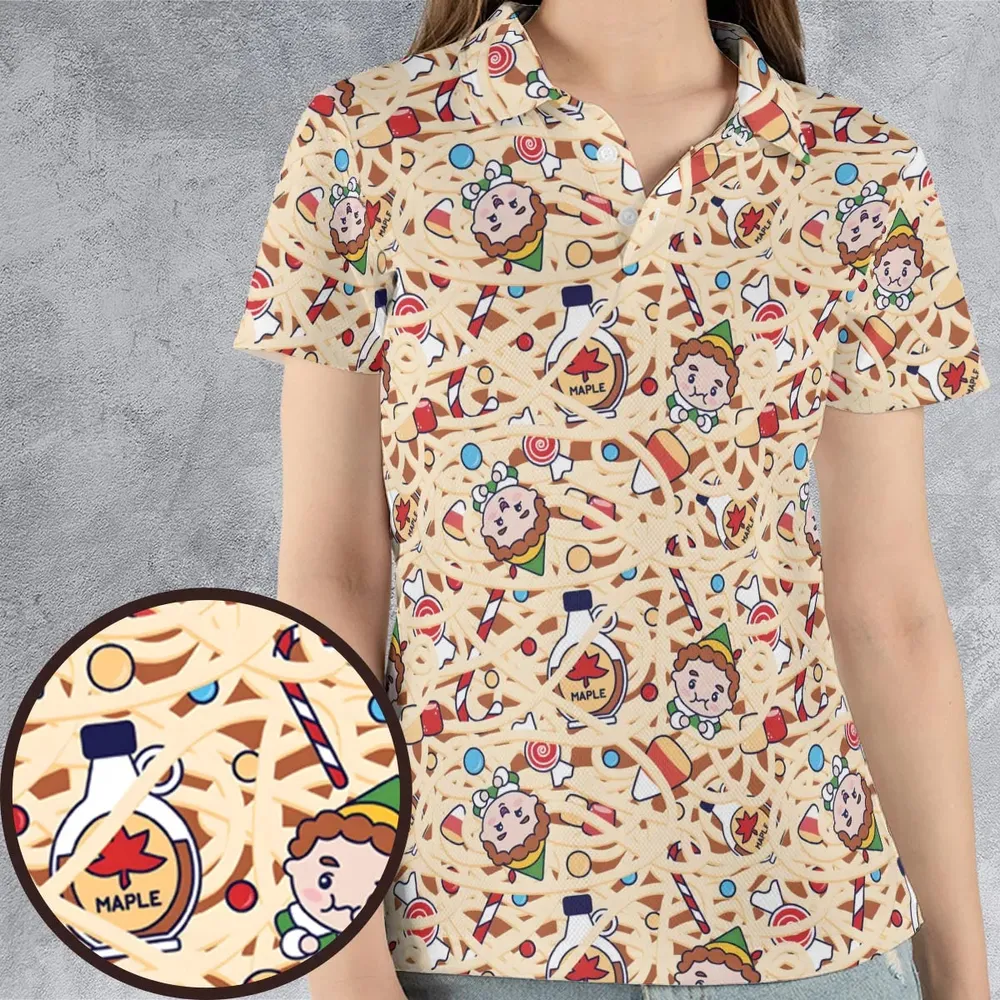 Holiday Joy Buddy the ELF AOP Men/Women Polo Shirt - 4