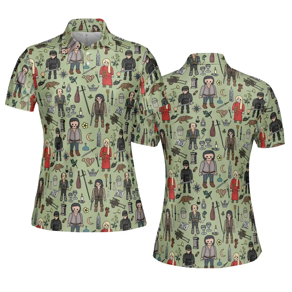 As You Wish Princess Bride AOP Men/Women Polo Shirt - 5