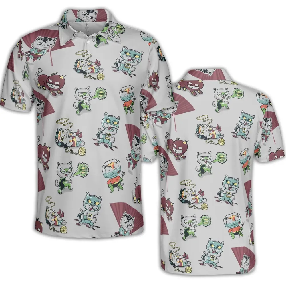 Supurrrr Friends Super Friends AOP Men/Women Polo Shirt - 2