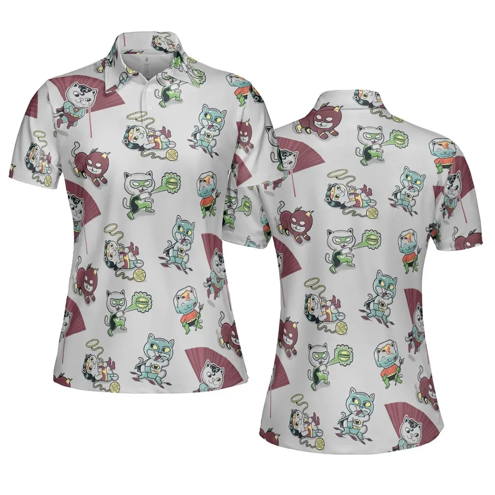 Supurrrr Friends Super Friends AOP Men/Women Polo Shirt - 5