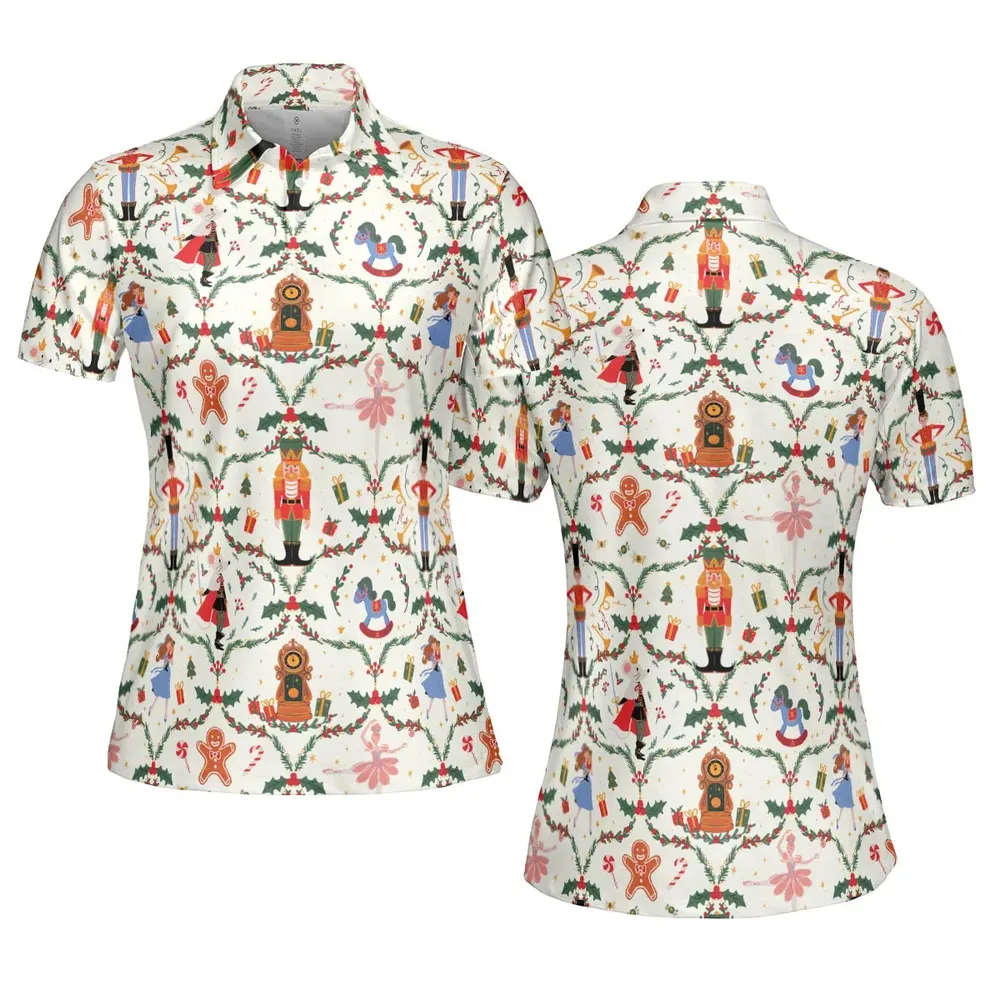 In My Nutcracker Era The Nutcracker AOP Men/Women Polo Shirt - 5
