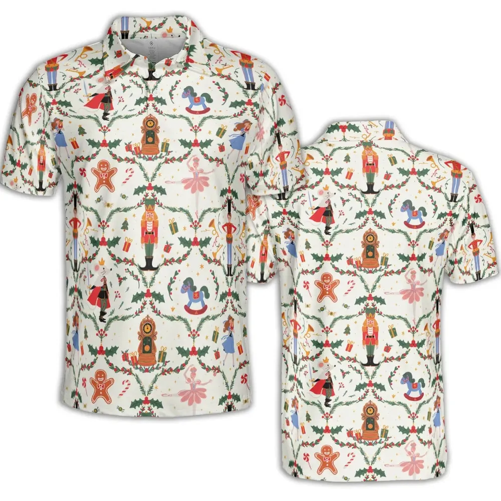 In My Nutcracker Era The Nutcracker AOP Men/Women Polo Shirt - 2