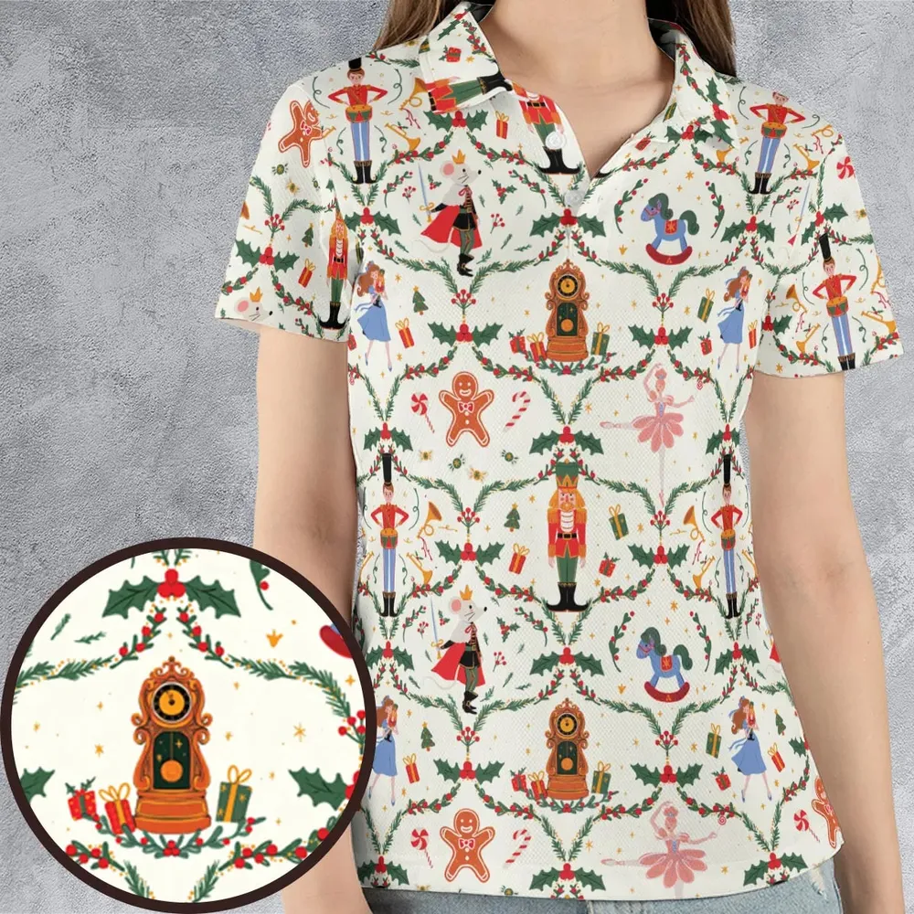 In My Nutcracker Era The Nutcracker AOP Men/Women Polo Shirt - 4