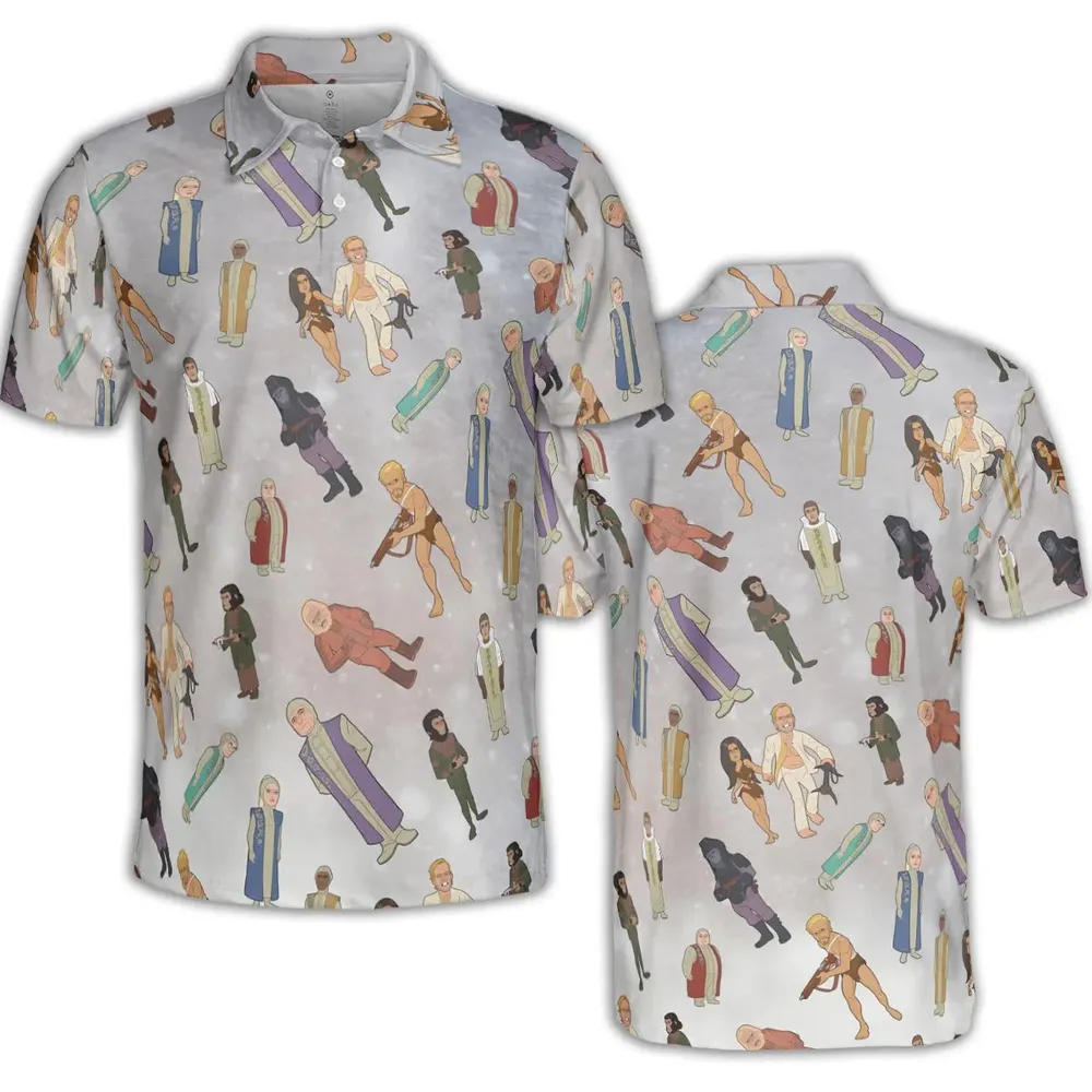 Planet of Apes Characters AOP Men/Women Polo Shirt - 2