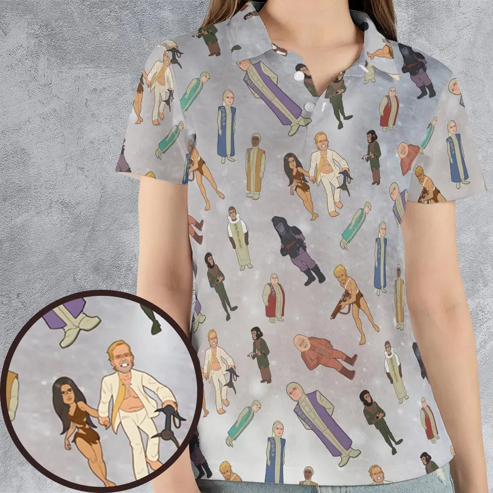 Planet of Apes Characters AOP Men/Women Polo Shirt - 4
