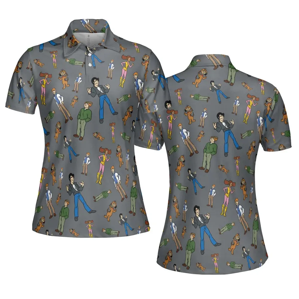 Nostalgic Gang The Fonz and the Happy Days Gang AOP Men/Women Polo Shirt - 5