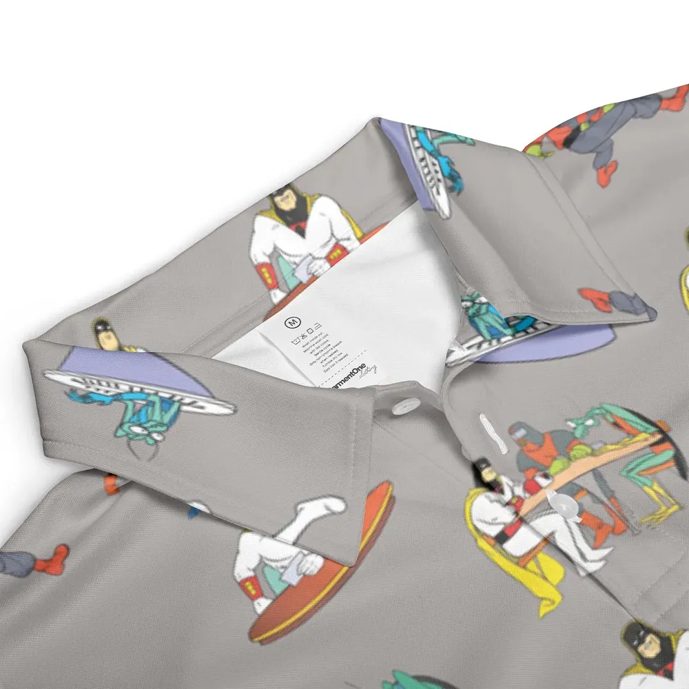 Space Ghost Coast to Coast Characters AOP Men/Women Polo Shirt - 3