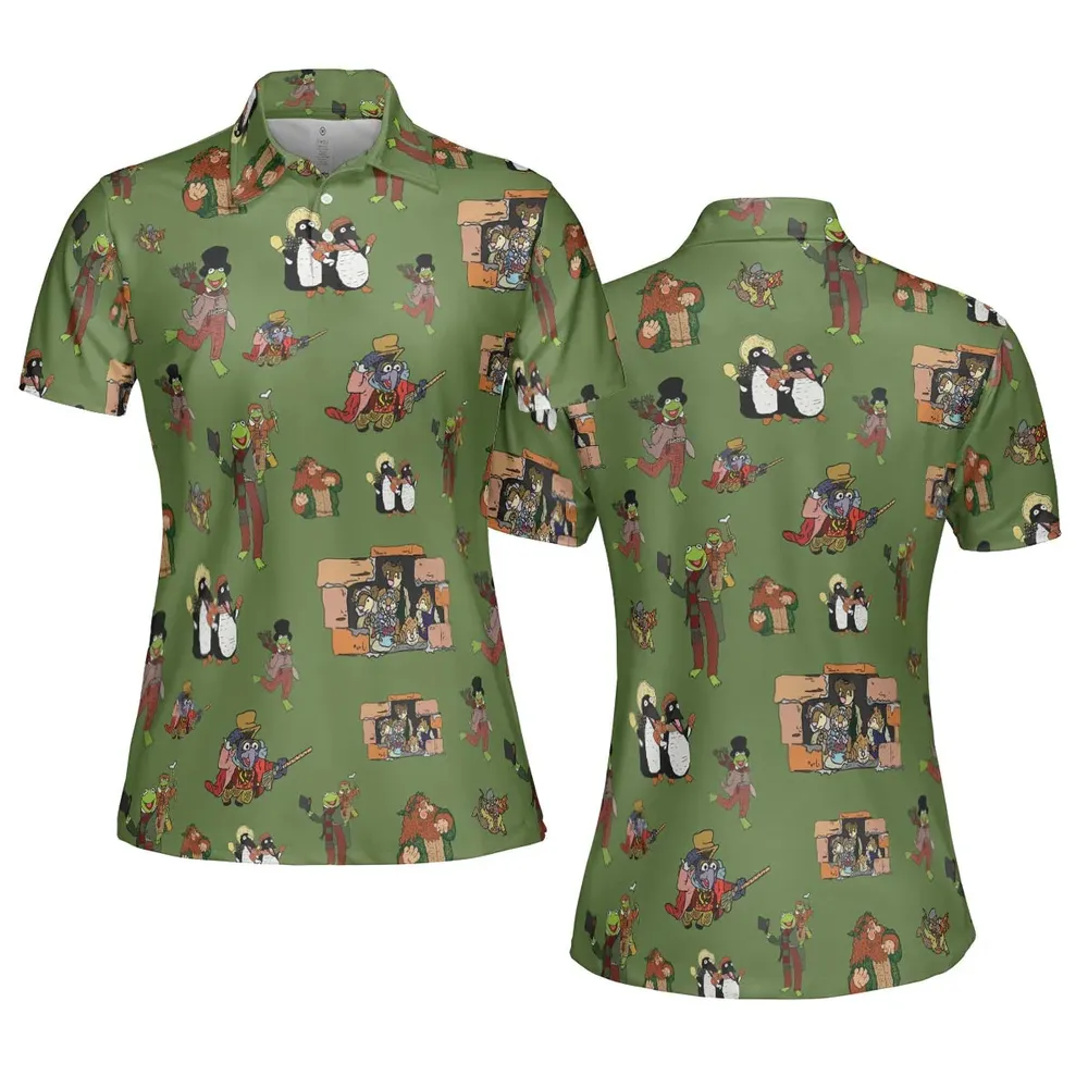 The Muppet Christmas Carol Characters AOP Men/Women Polo Shirt - 5