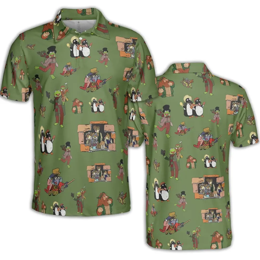 The Muppet Christmas Carol Characters AOP Men/Women Polo Shirt - 2
