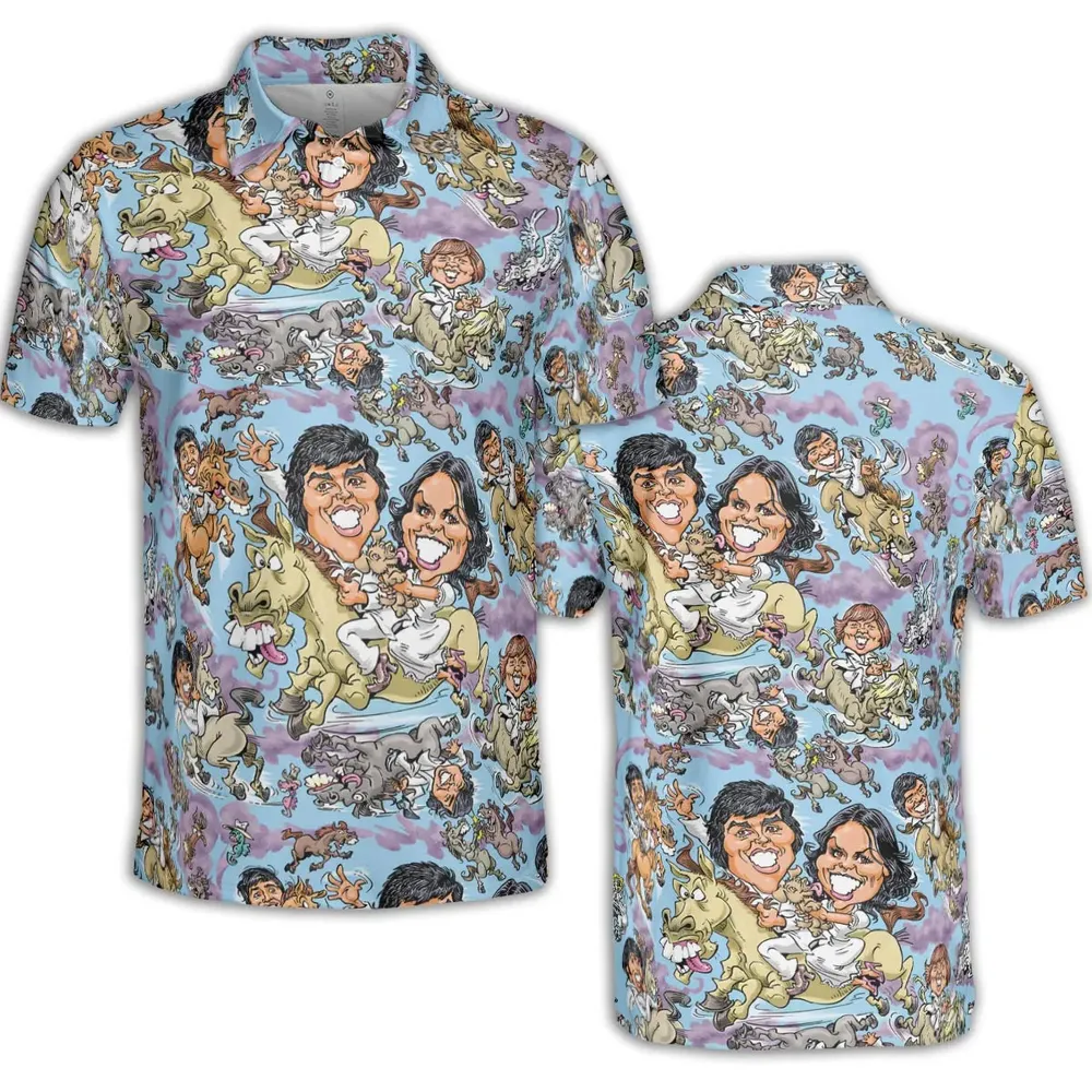 We Want the Osmonds AOP Men/Women Polo Shirt - 2