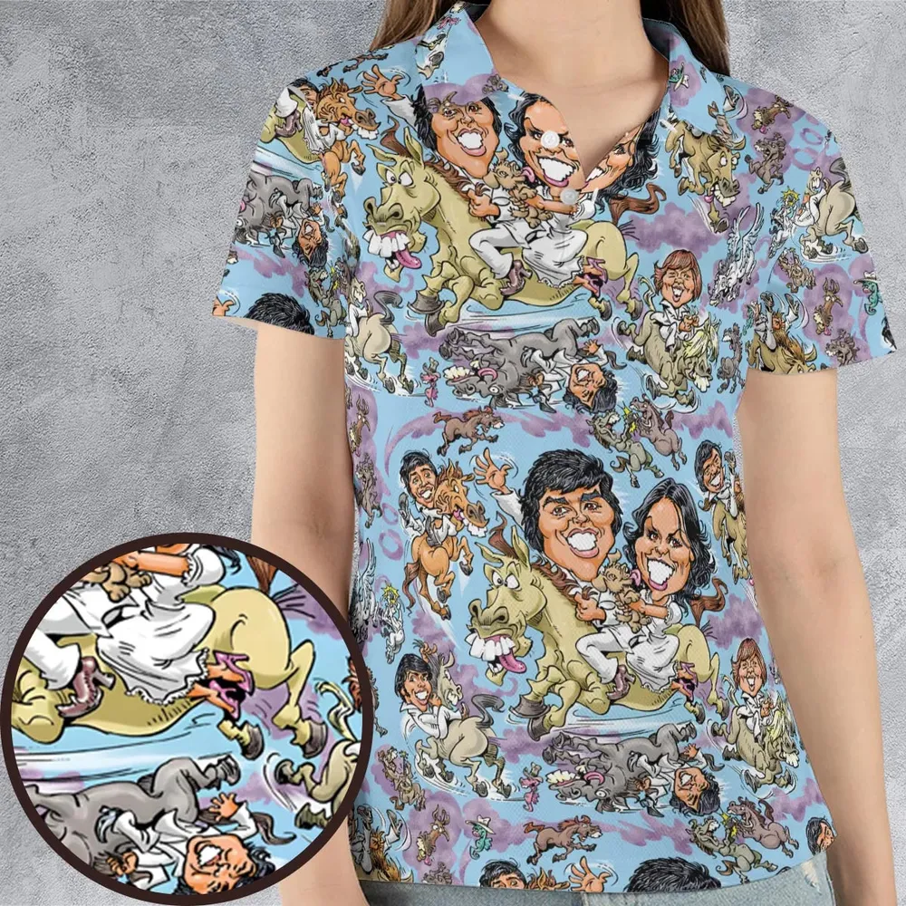 We Want the Osmonds AOP Men/Women Polo Shirt - 4