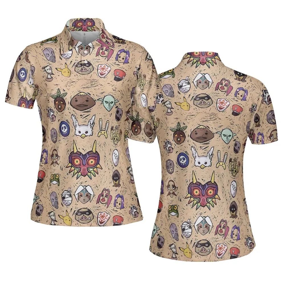 Zelda Universe The Legend of Zelda AOP Men/Women Polo Shirt - 5