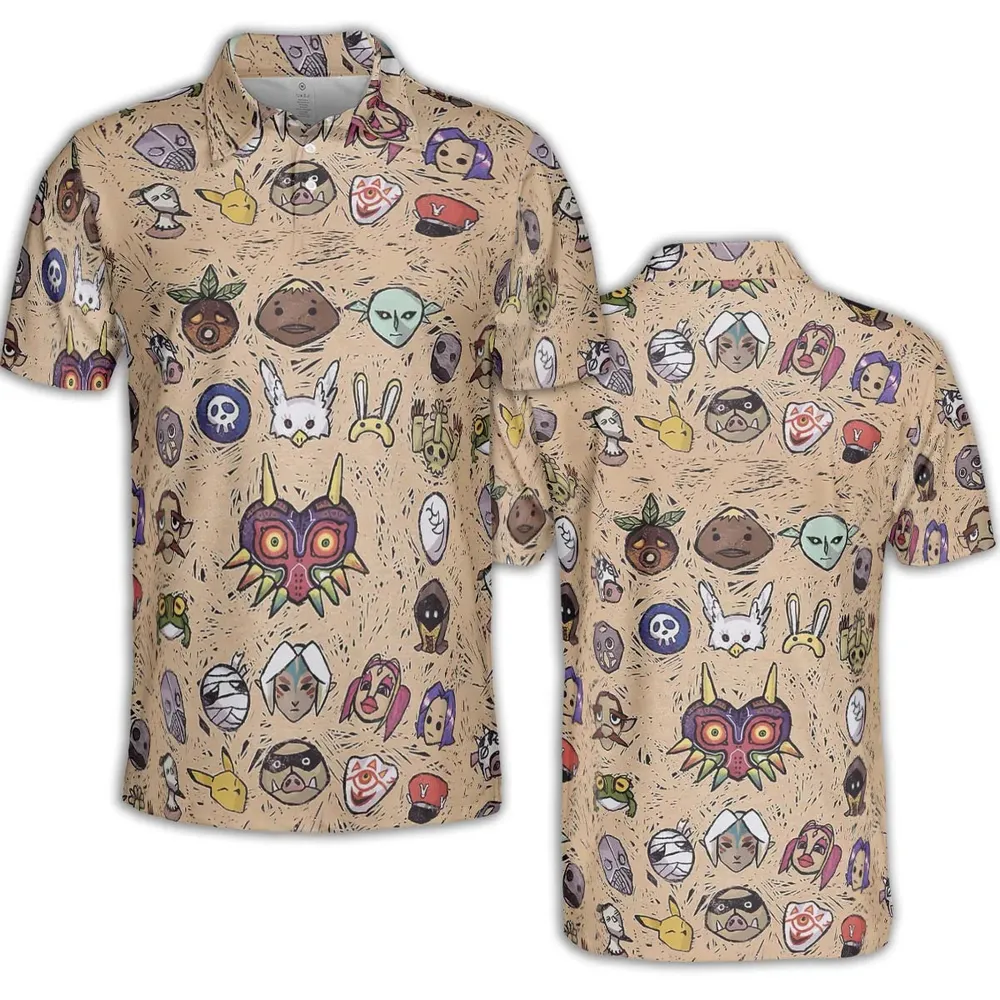 Zelda Universe The Legend of Zelda AOP Men/Women Polo Shirt - 2