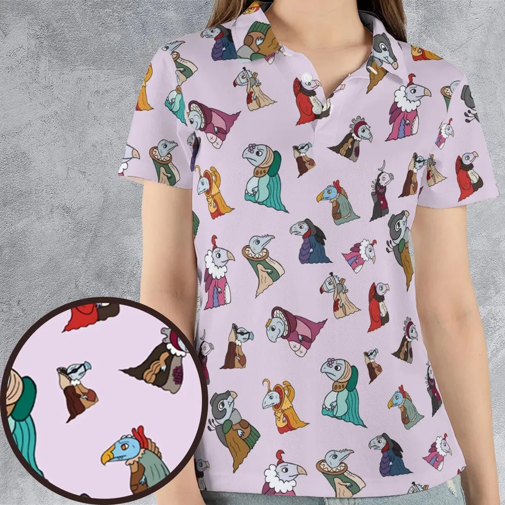 Cute Skeksis The Dark Crystal AOP Men/Women Polo Shirt - 4