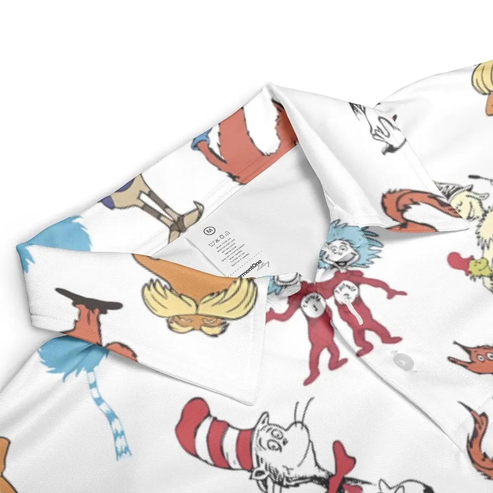 Seuss Swag Dr. Seuss AOP Men/Women Polo Shirt - 3