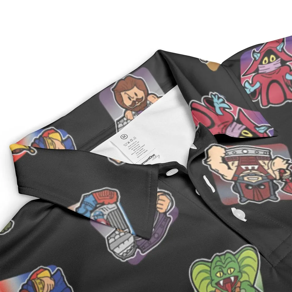 Retro Hero Masters of the Universe AOP Men/Women Polo Shirt - 3