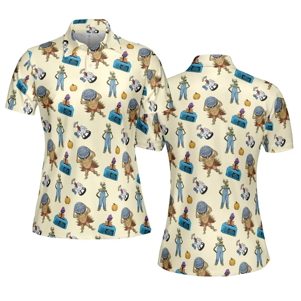 Turkey Day Marathon Telethon MST3K AOP Men/Women Polo Shirt - 5