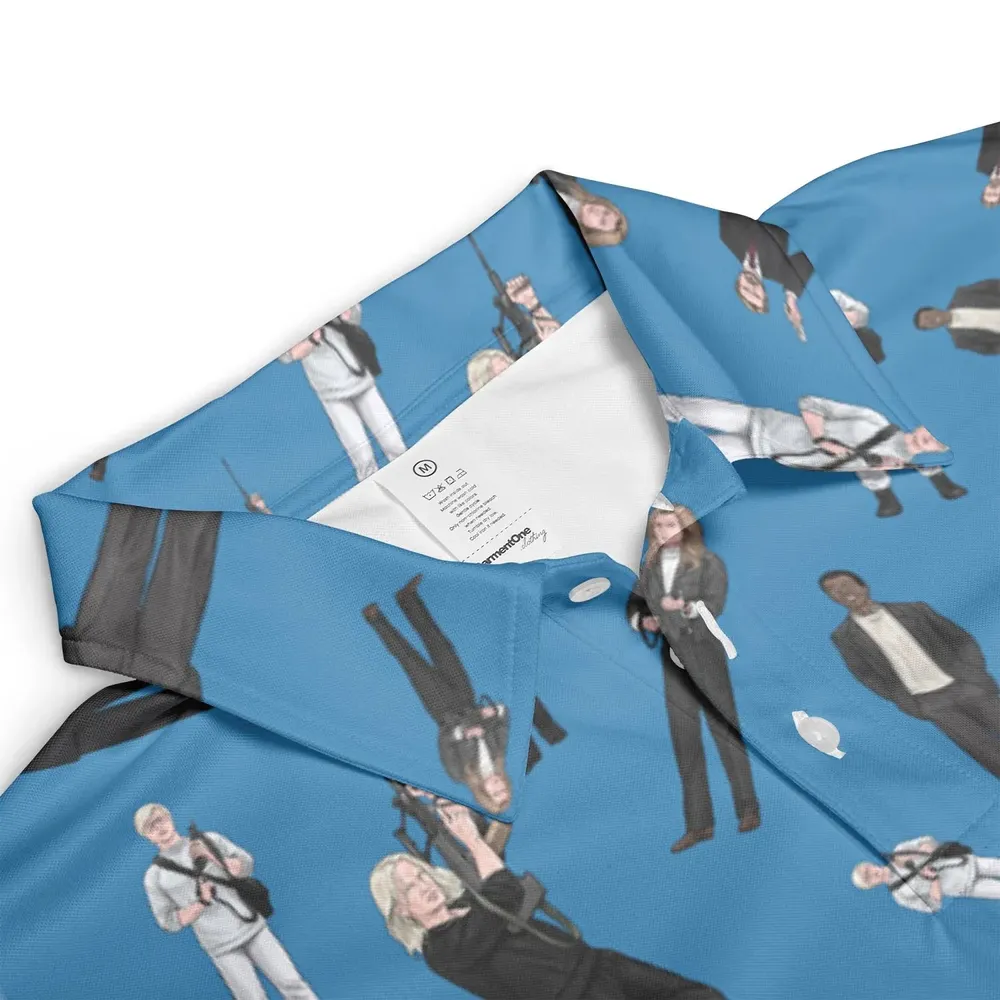 Nakatomi Takeover Die Hard AOP Men/Women Polo Shirt - 3