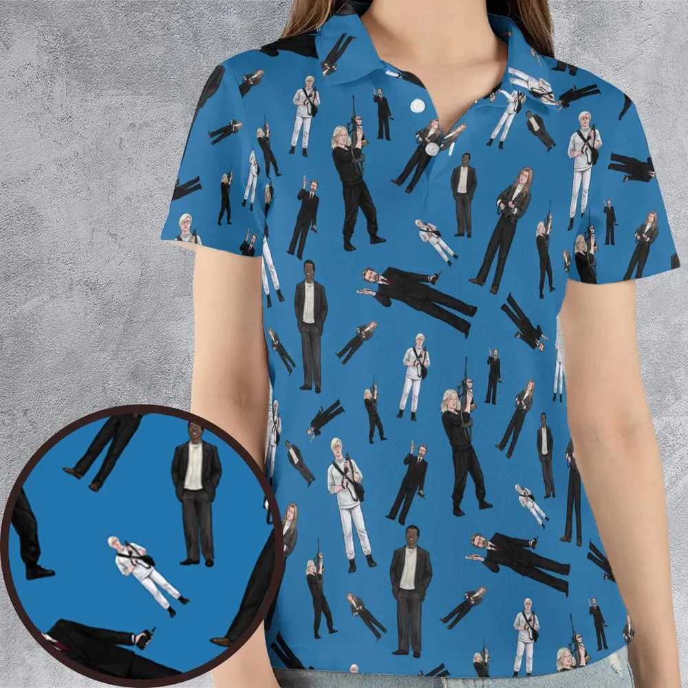 Nakatomi Takeover Die Hard AOP Men/Women Polo Shirt - 4