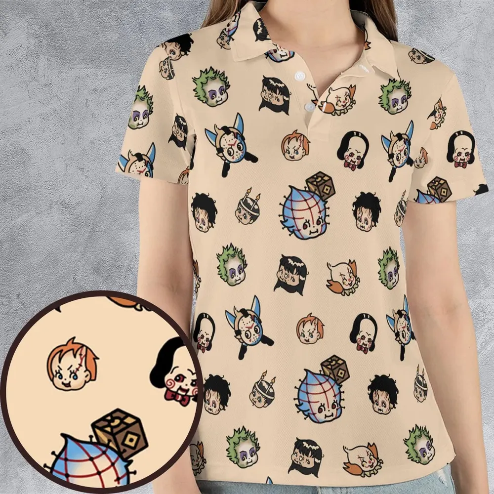 Horror Chic AOP Men/Women Polo Shirt - 4
