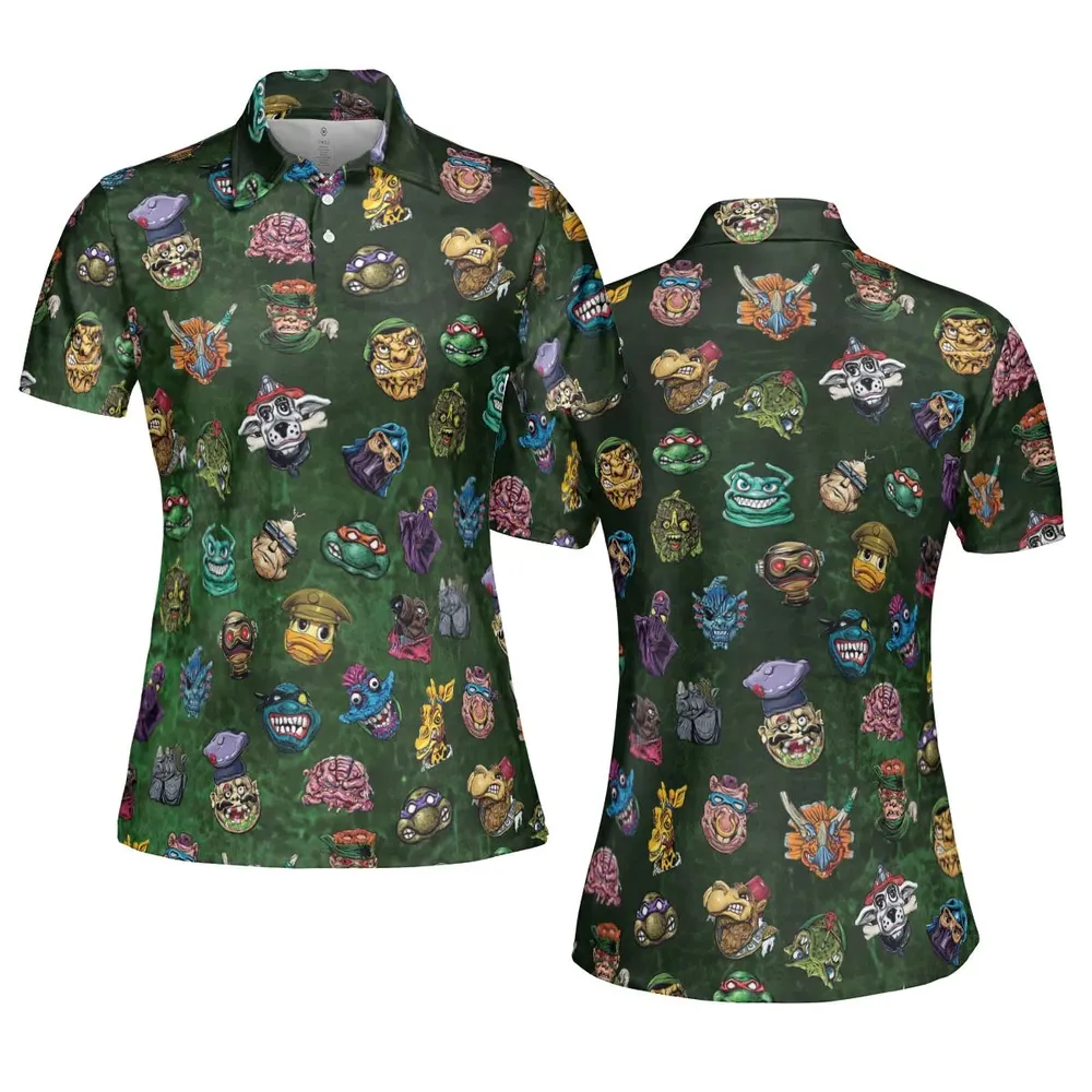 Good To Be Bad Guys Teenage Mutant Ninja Turtles AOP Men/Women Polo Shirt - 5