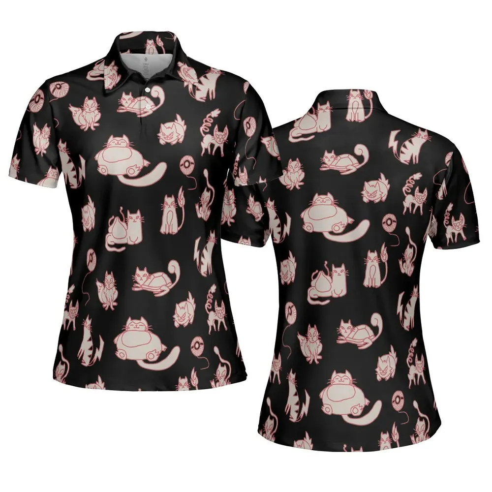 Pawkemon Pokemon AOP Men/Women Polo Shirt - 5