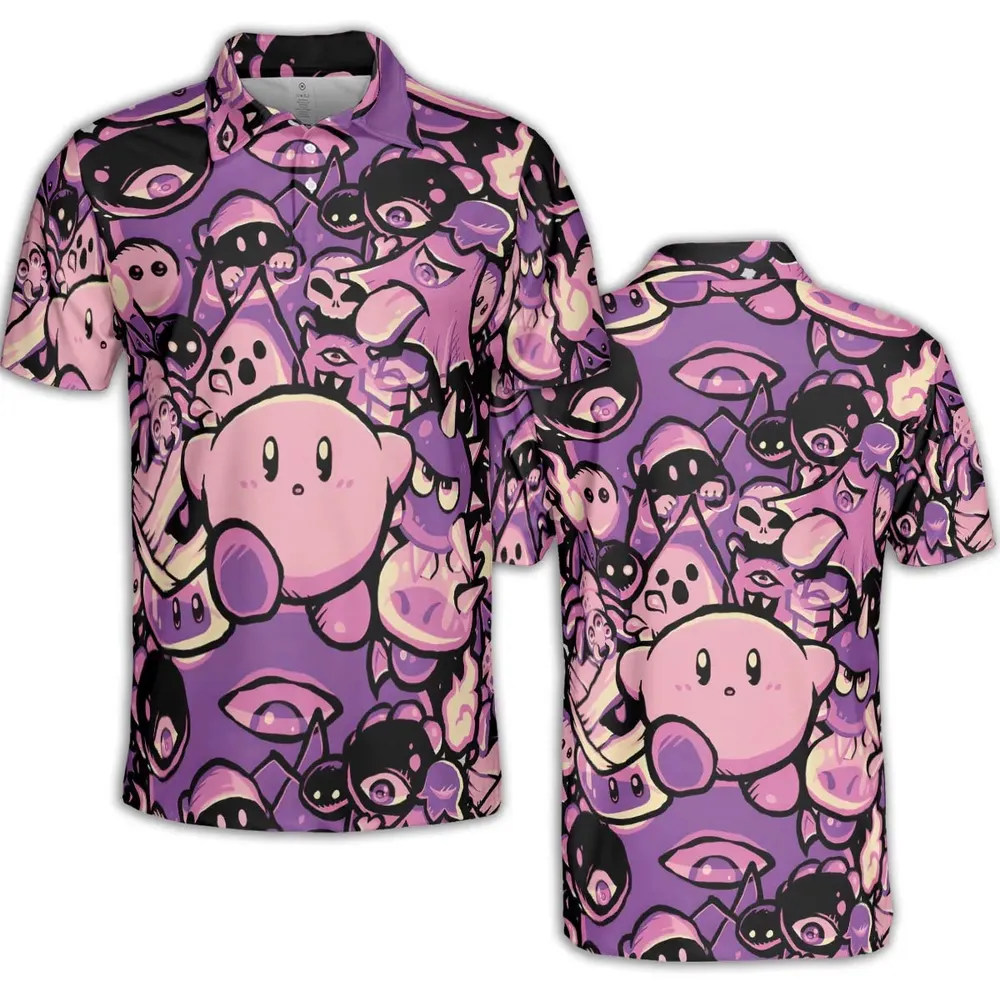 Nightmare Land Kirby AOP Men/Women Polo Shirt - 2