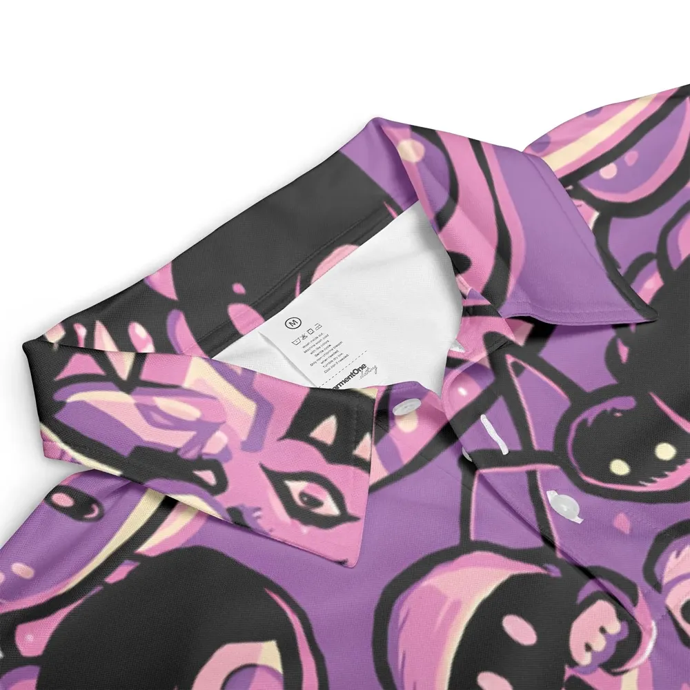 Nightmare Land Kirby AOP Men/Women Polo Shirt - 3